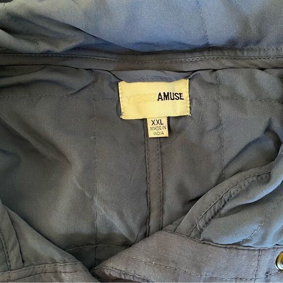 Amuse Society Sea Breeze Quilted Embroidered Chore Barn Coat Jacket Sz XXL NWT - Picture 9 of 15